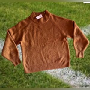 Gap crew  neck sweater GAP Sweater Unisex Size L RN 54023 Retro Knitting Brown